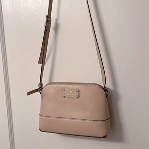 Kate Spade hand bag (soft pink) - some wear on two front corners.